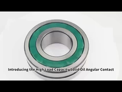 التشغيل السلس محامل الكرة القصيرة محامل النفط الصلبة سعة حمولة عالية تصميم مغلق